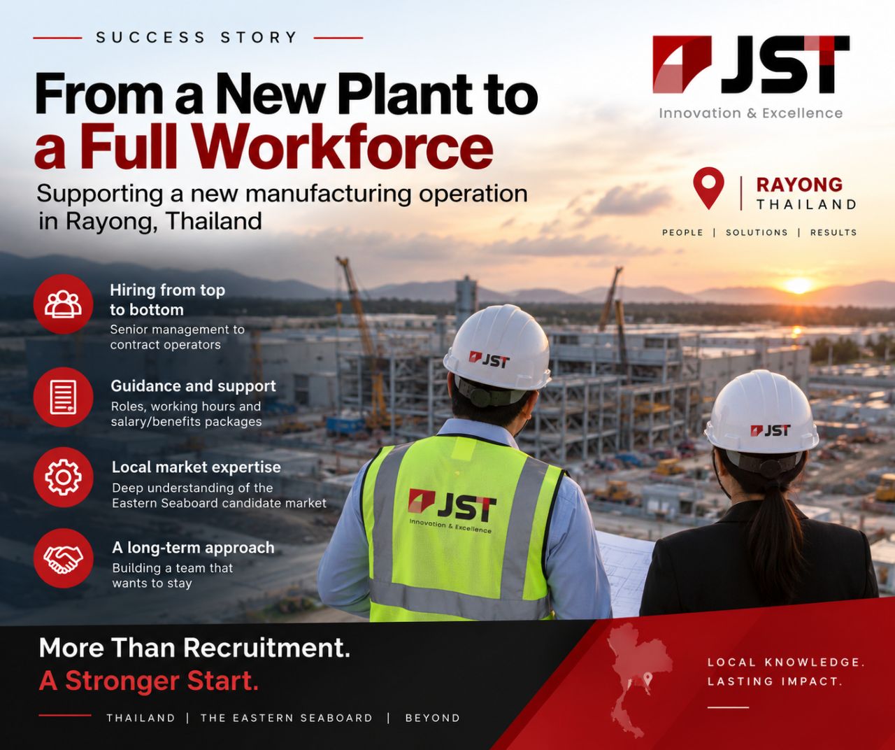 From a New Plant to a Full Workforce: Supporting a New Manufacturing Operation in Rayong
